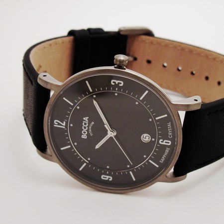 Boccia Ultraslim Ttanium Watch w/Sapphire Crystal - 3533-01